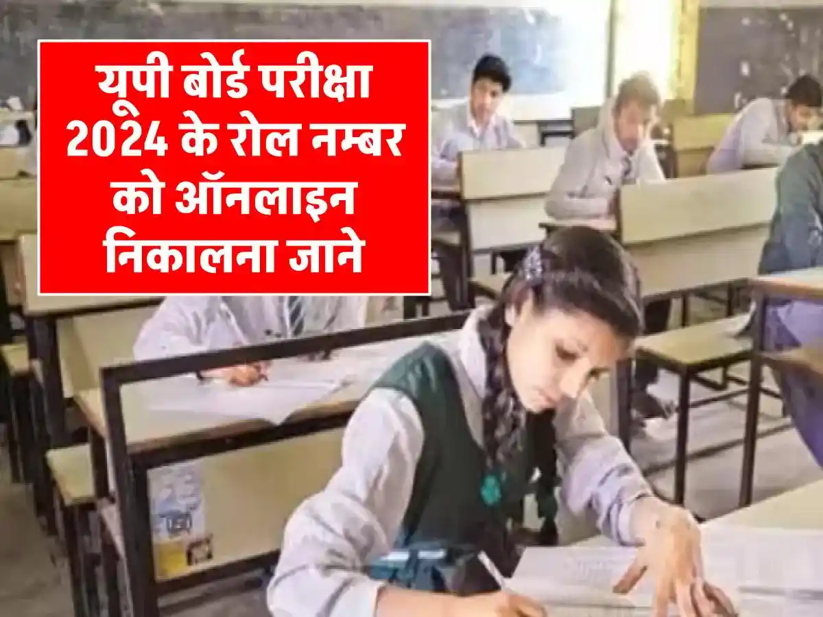 Up Board Roll Number 2024 यूपी बोर्ड परीक्षा 2024 के लिए अपना रोल